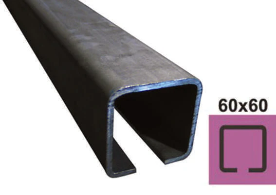 Guiding track Fe, 60x60x4mm, L3m - Image 2