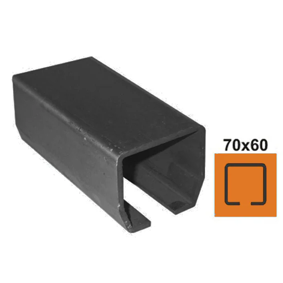 Guiding track Fe, 70x60x3,5mm, L3m - Image 2