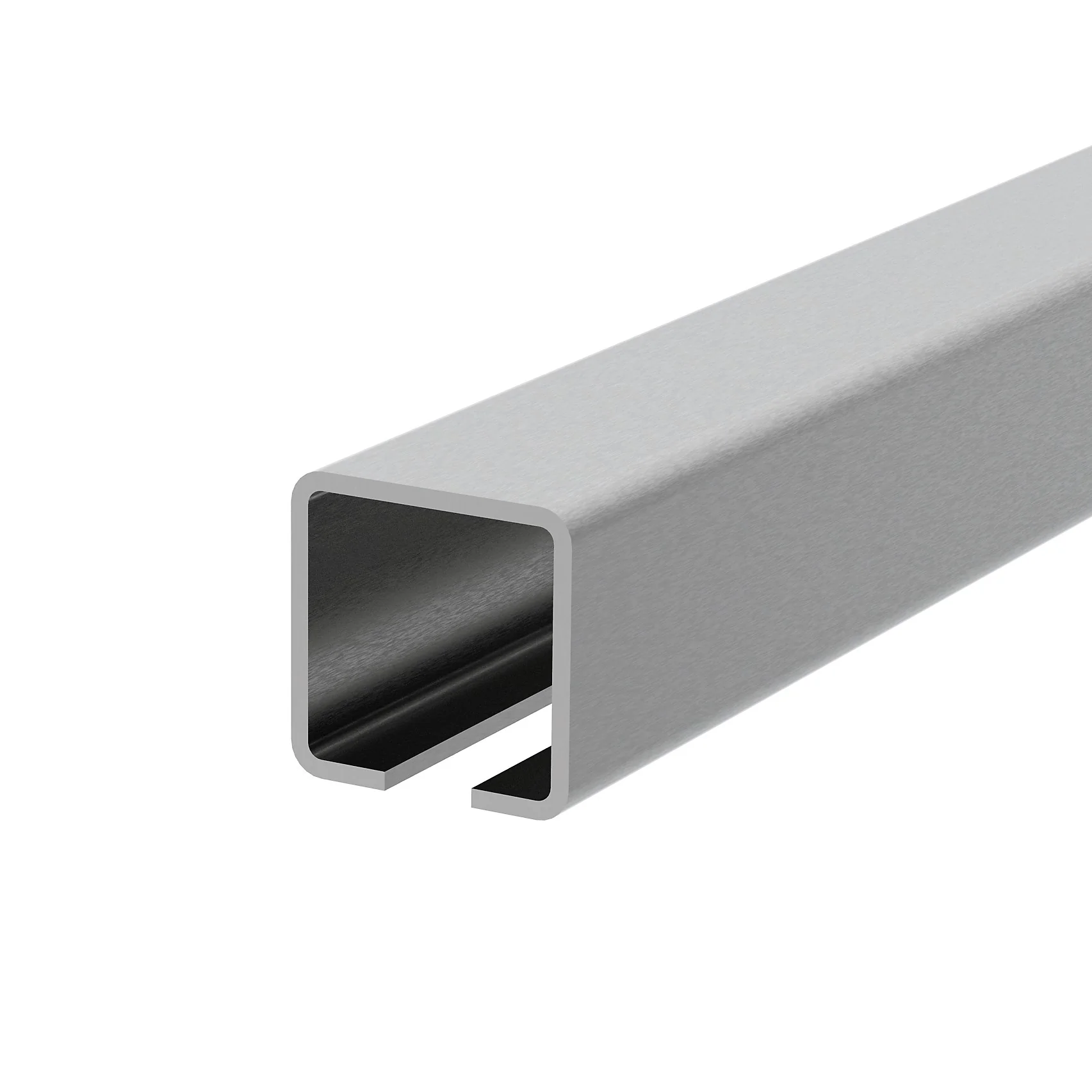 Guiding track INOX, 76x76x3mm, L3m