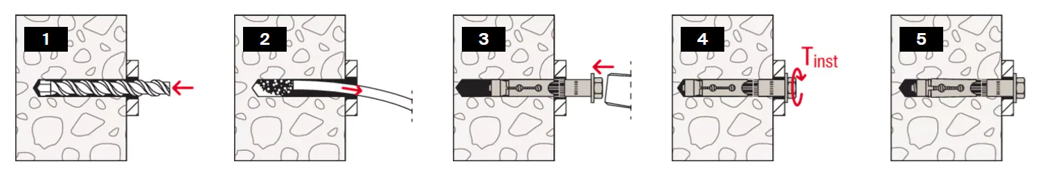 Heavy duty anchor with countersunk screw - Image 7