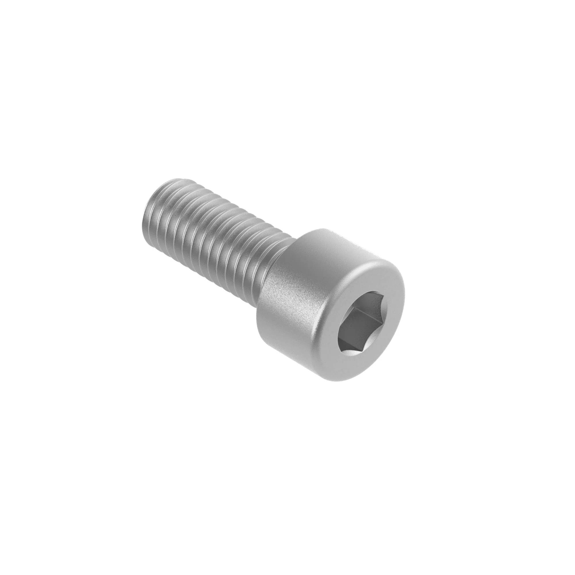 Hexagon socket head cap screw, galvanized, M6x70, Zn - Image 2