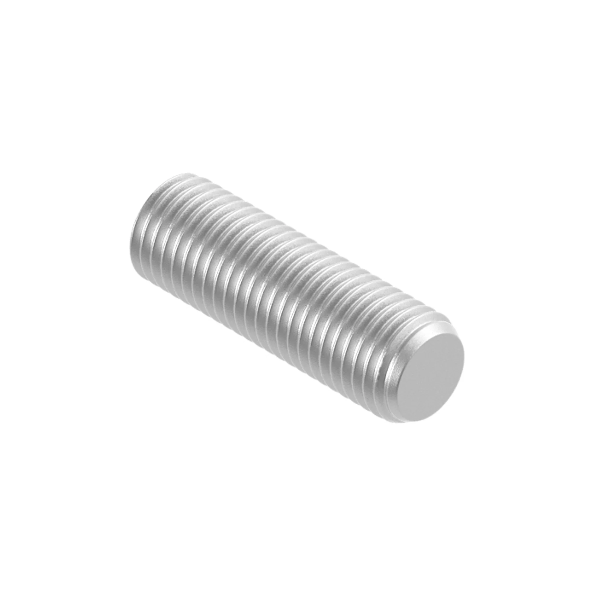 Hexagon socket set screw with flat point, AISI304, M8x40 - Image 2
