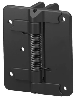 Hinge for gates, with fixed spring