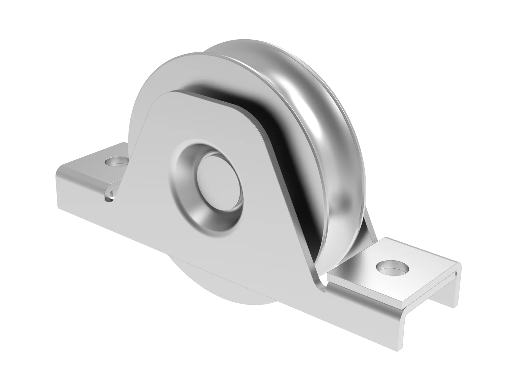 Internal box section wheel for slider - U, Zn,D100