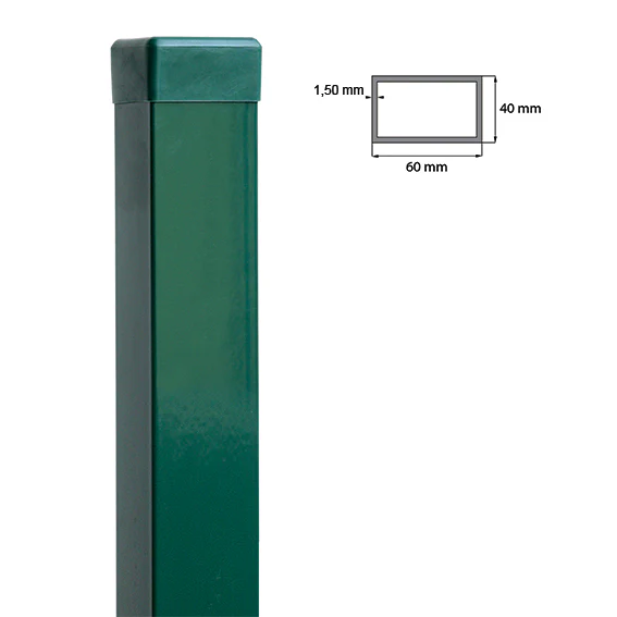 Jokel column ZnPVC RAL 6005 40x60x2000mm