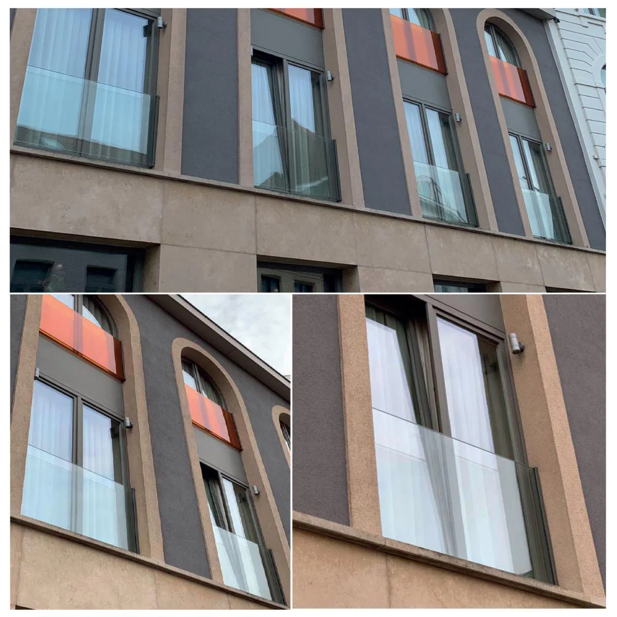 Julliet balcony aluminum frame without glass - Image 2