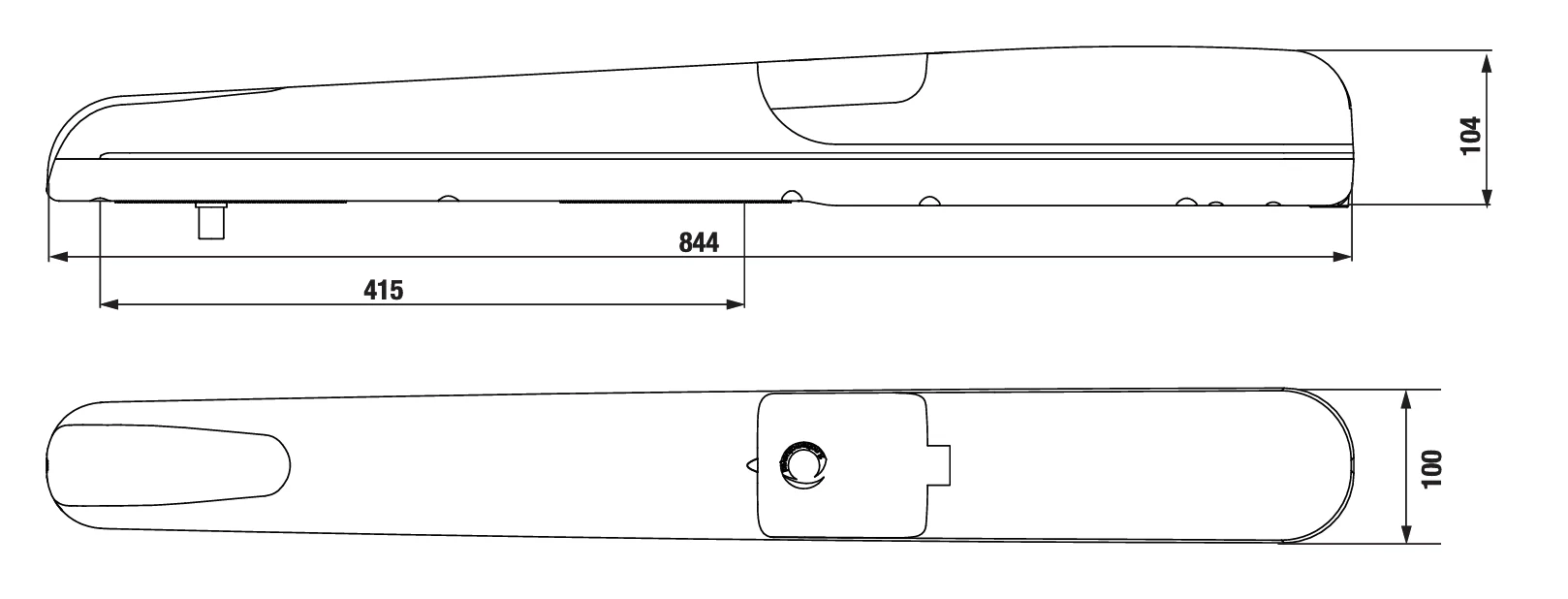 Key drive for double-leaf gate, set with photocells - Image 2