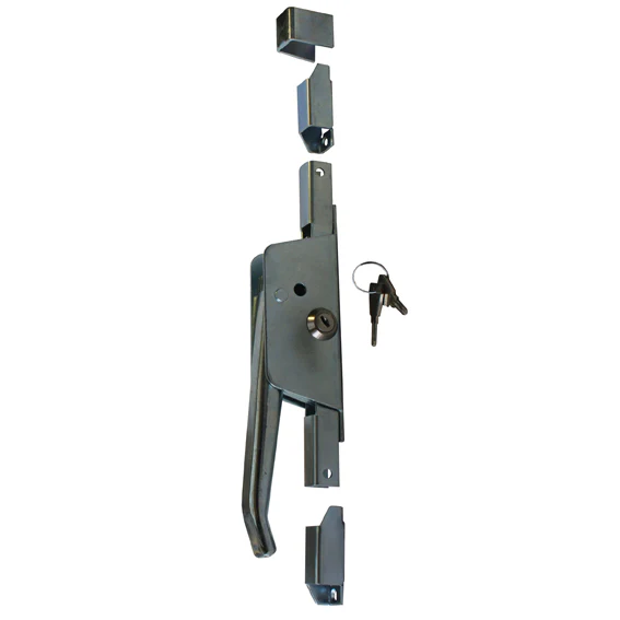 Lever closure with lock Zn, L160mm