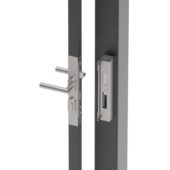 Lock set 40x40 AISI304 with Electric lock B1/18