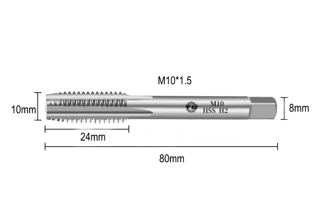 Machine tap M10x1,5 HSS-H2 - Image 2
