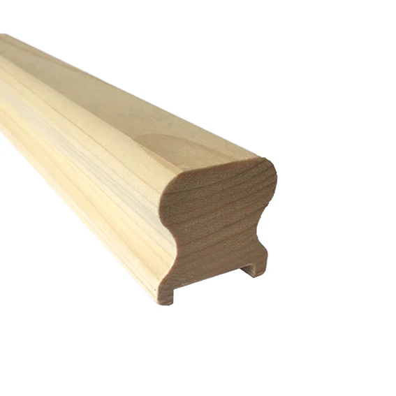 Square handle with groove, SPRUCE