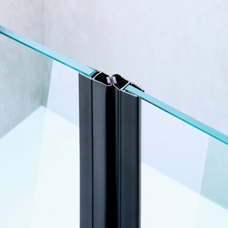 Magnet seal 180°, plastic profile PVC black - Image 2