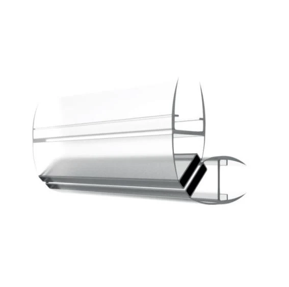 Magnet seal 90°, plastic profile pair 90°