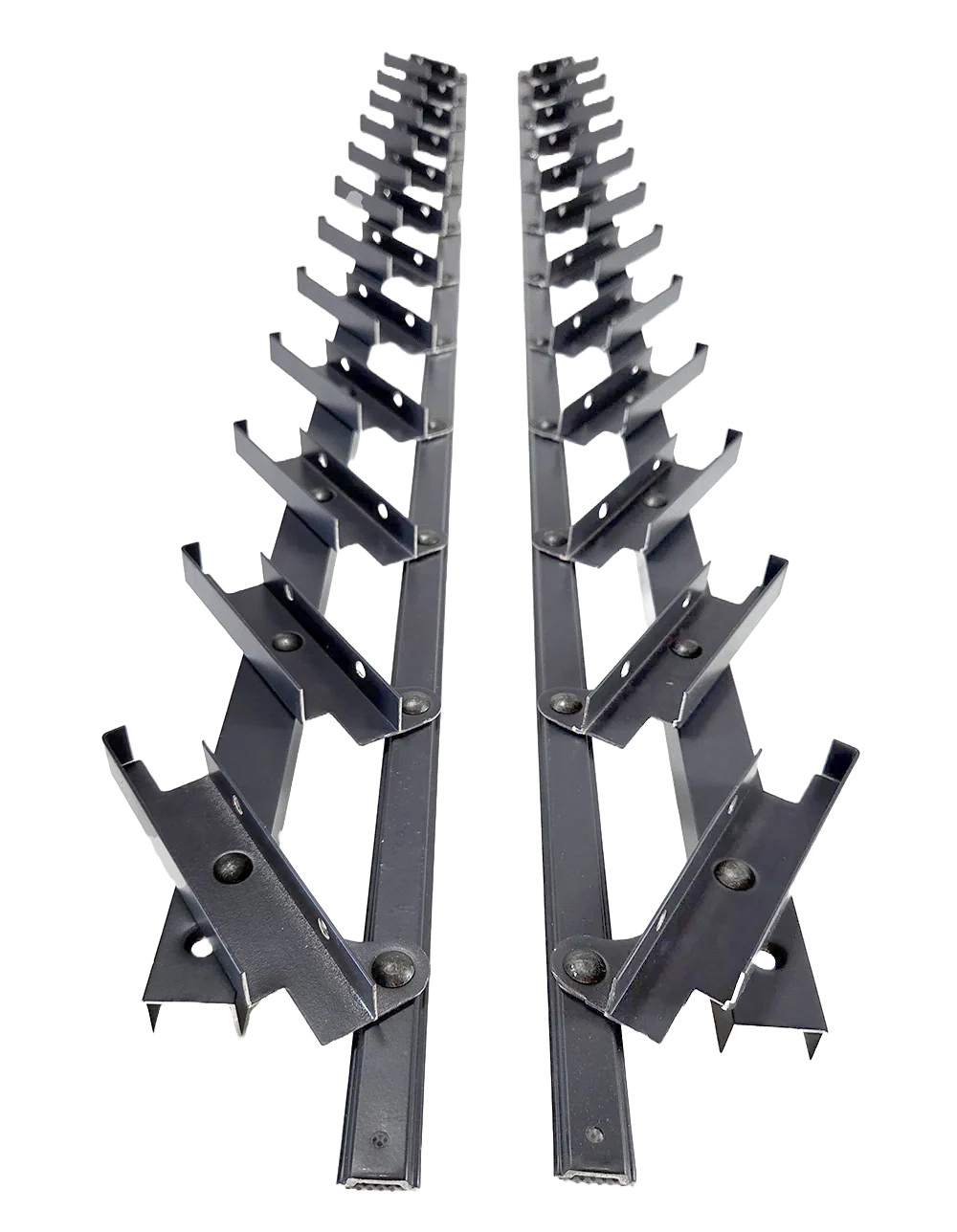 Movable aluminum system – vertical, louvered – pair (left + right)