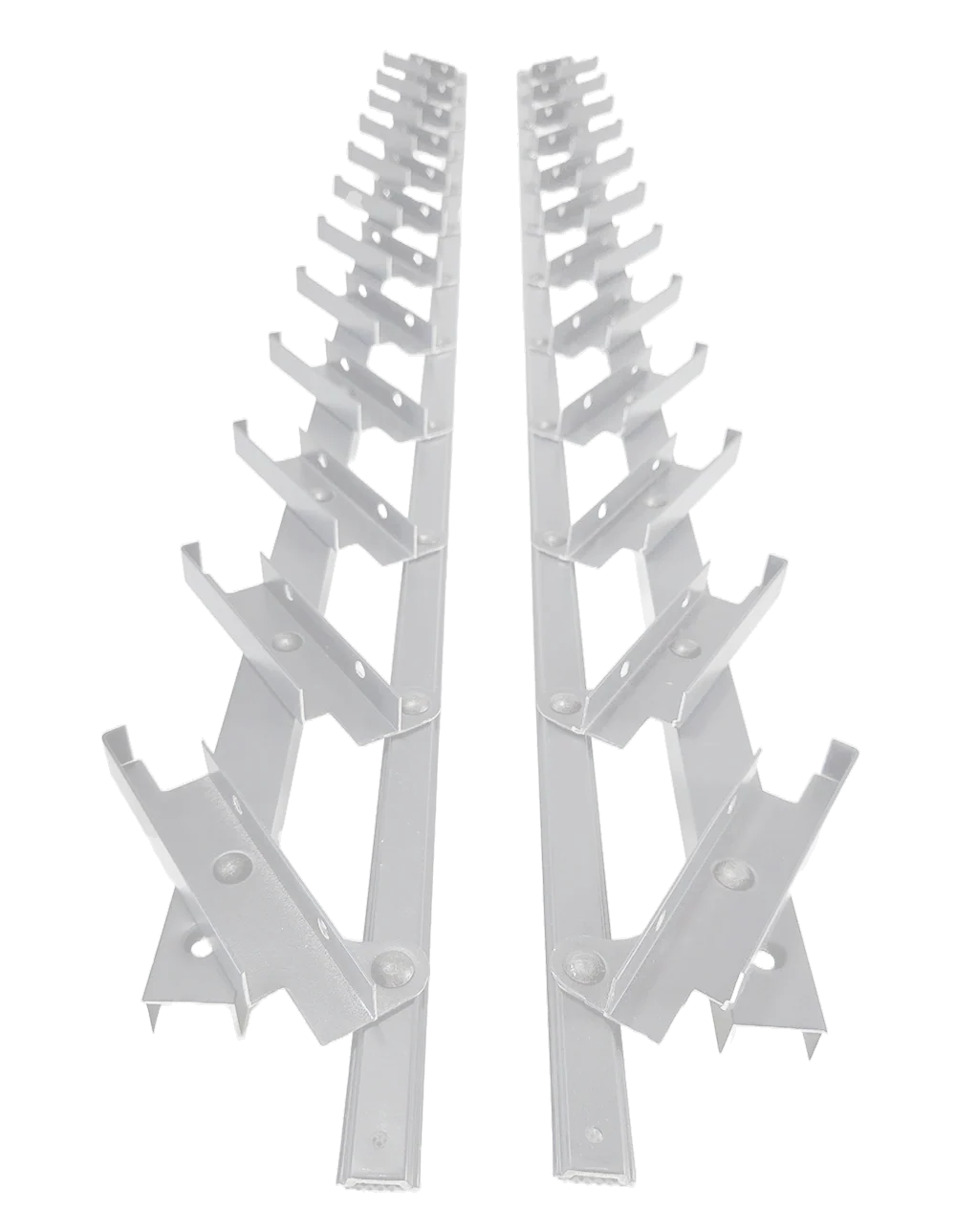 Movable aluminum system – vertical, louvered – pair (left + right)