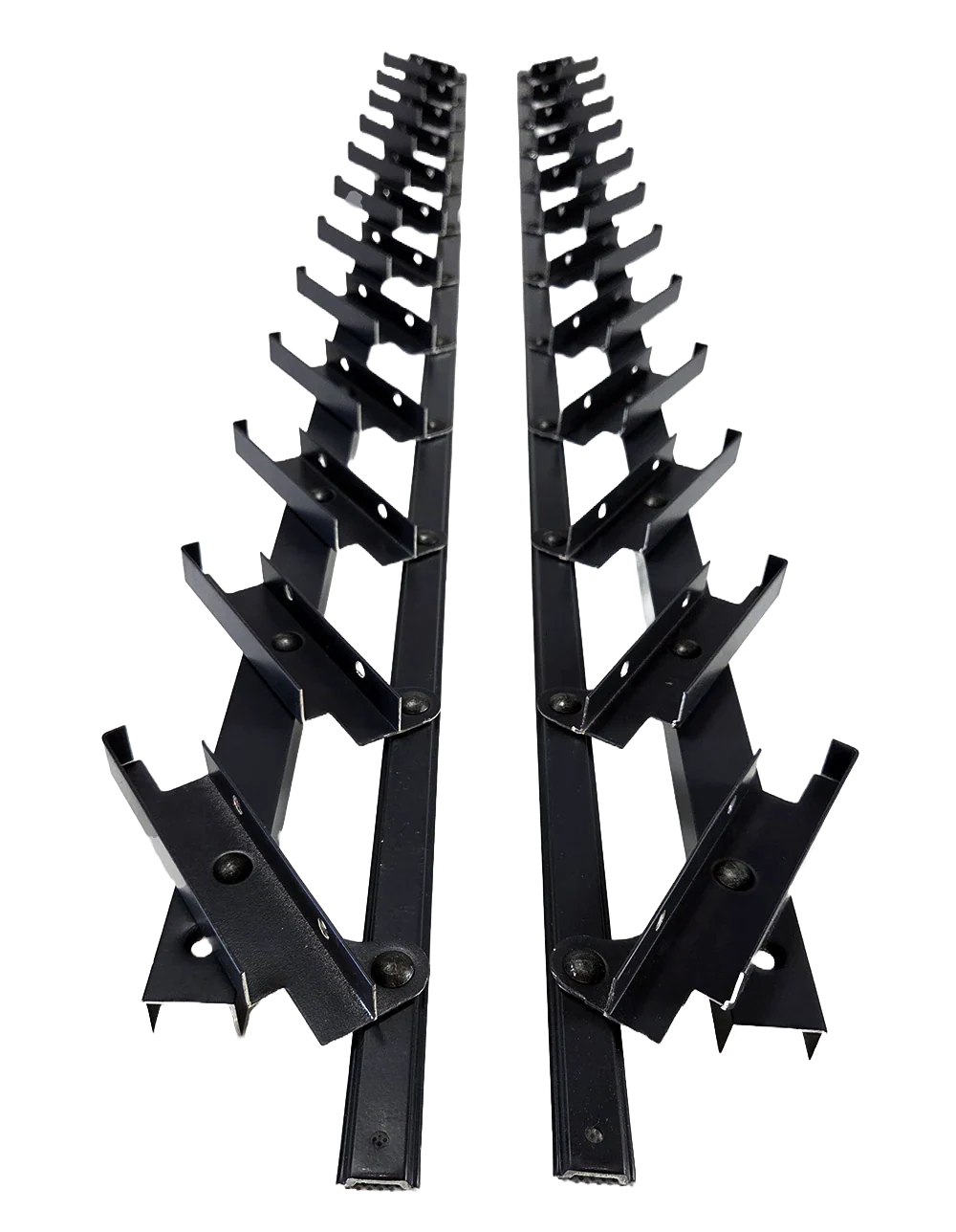 Movable aluminum system – vertical, louvered – pair (left + right)