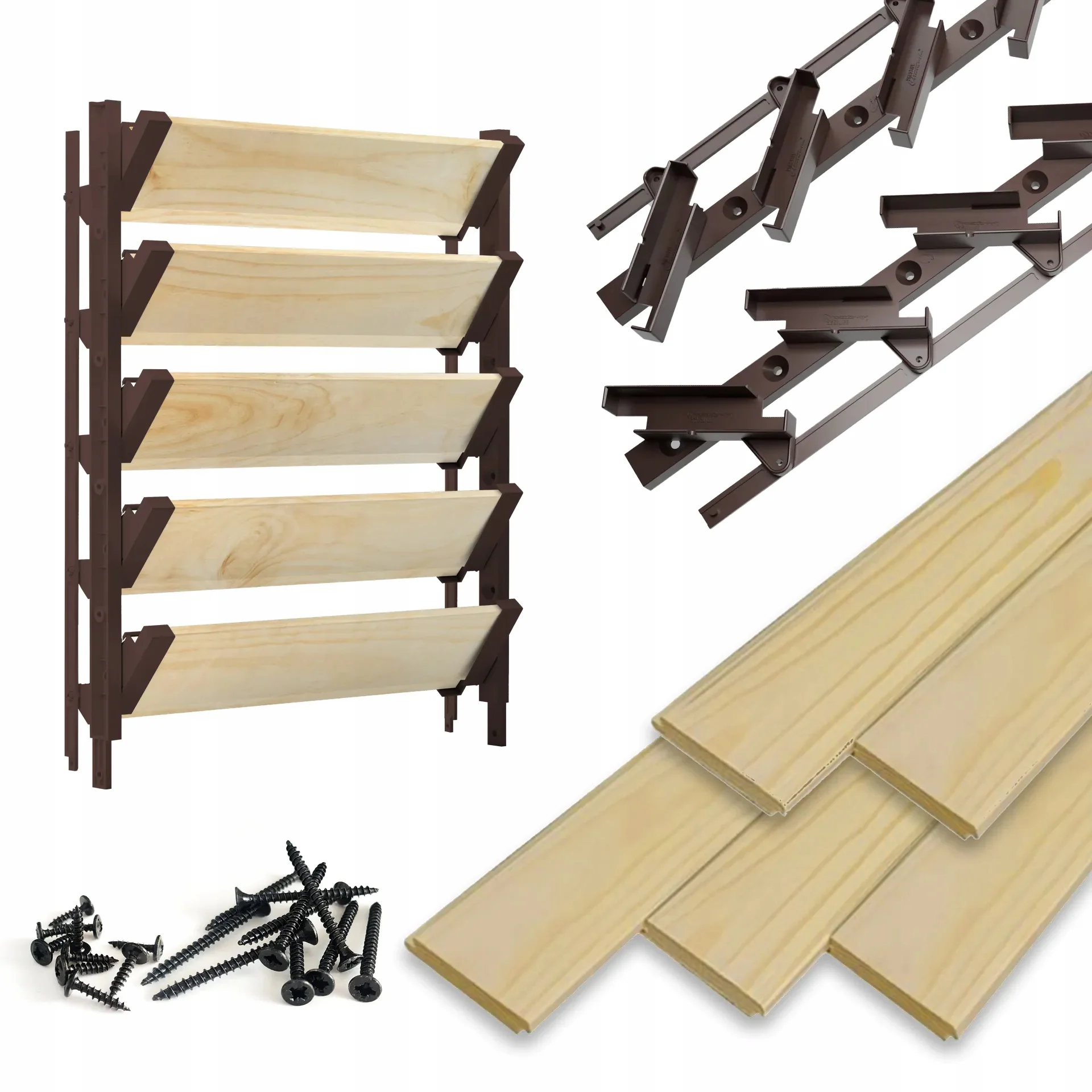 Movable plastic system - blinds - pair (left + right) - Image 2