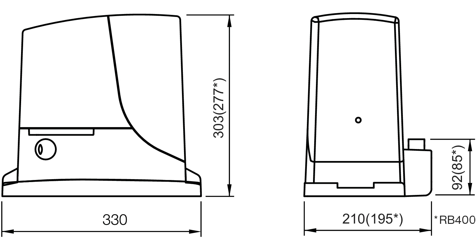 NICE actuator for sliding gates - Image 2