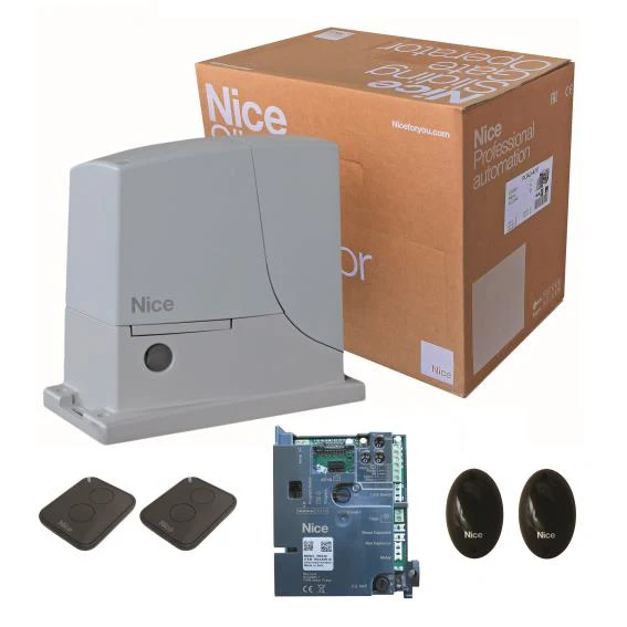 NICE sliding gate drive, max 1000kg with photocells