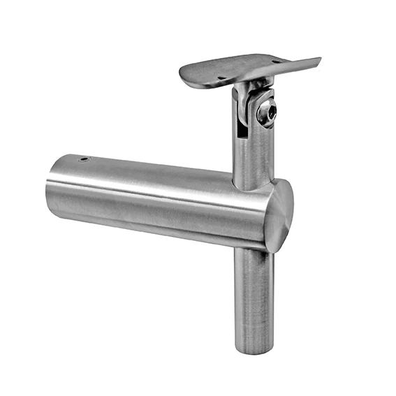 Off-axis handrail bracket