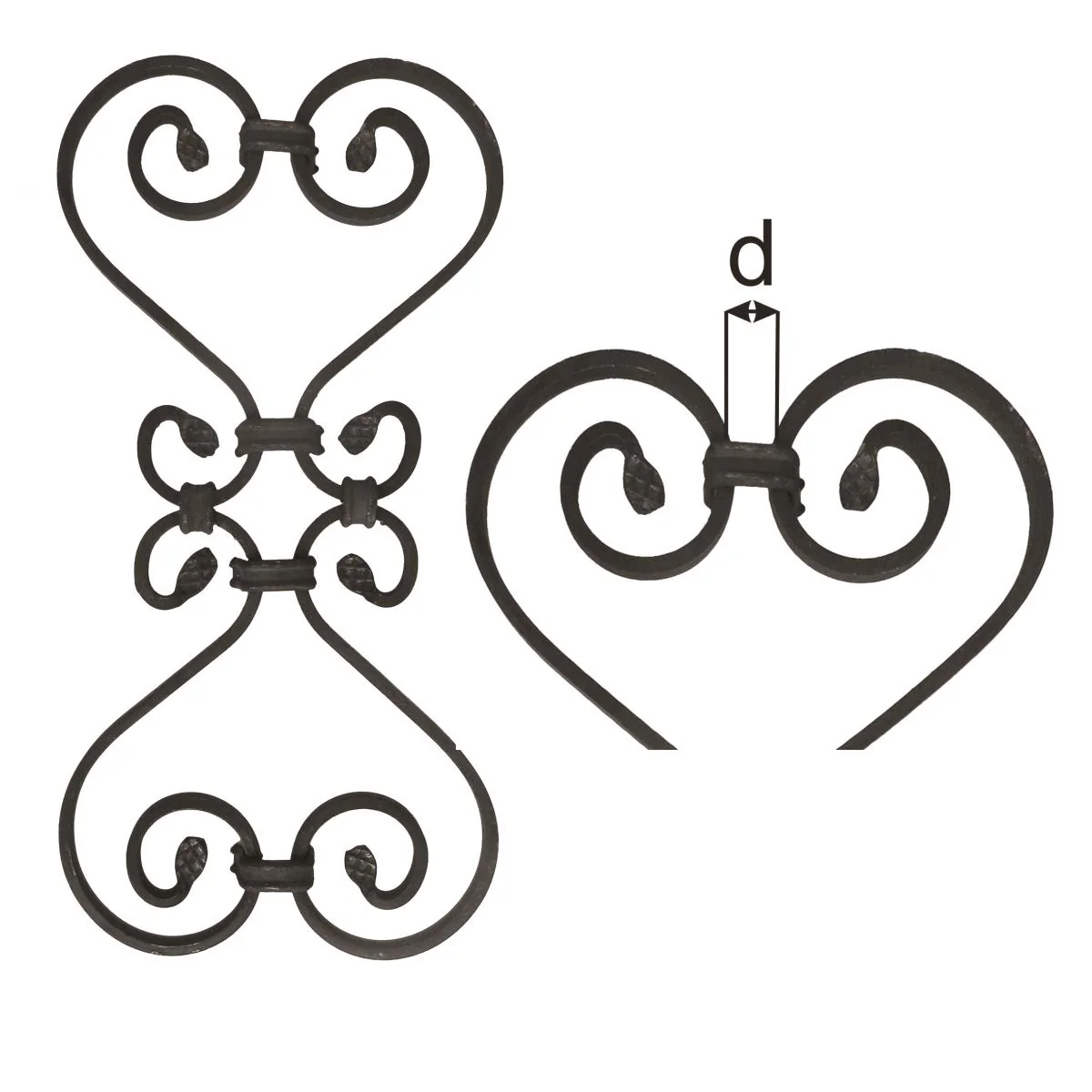 Ornament 410x200, 12x6, d12x12mm - Image 2