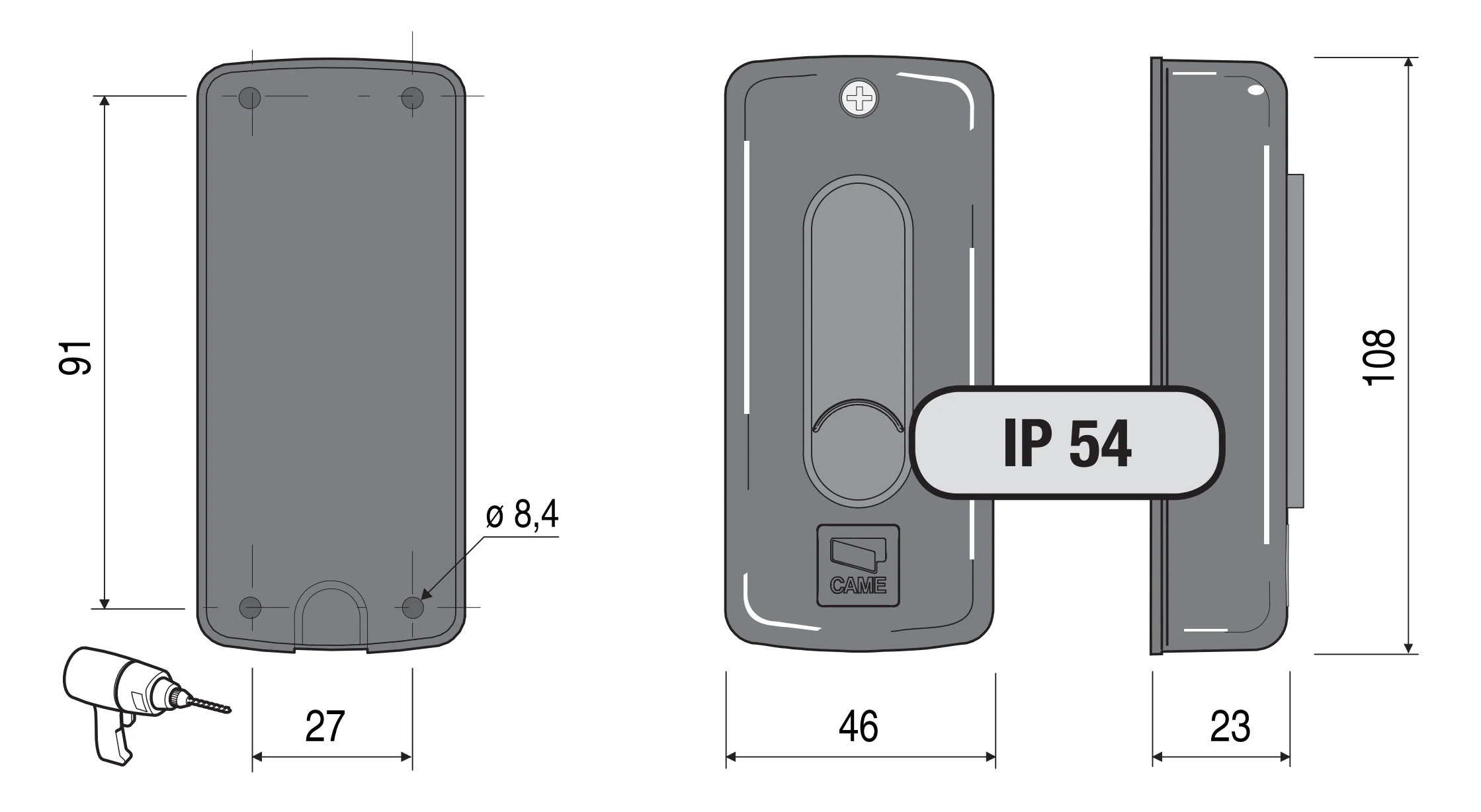 Photocell for plaster montage max. 10m - Image 2