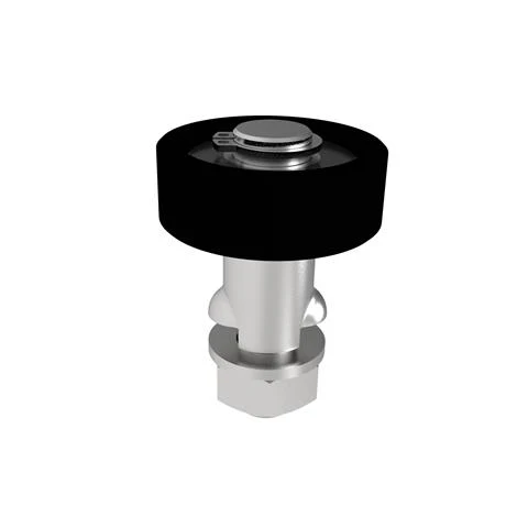 Plastic wheel, INOX,