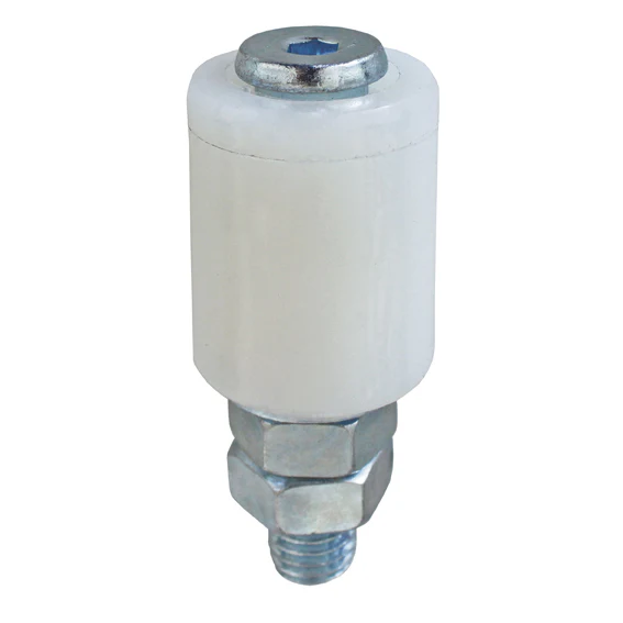 Plastic wheel Zn, D30mm, white - Image 2