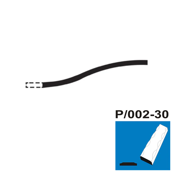 Pointed arch P/002-30x5, p200, L1925mm