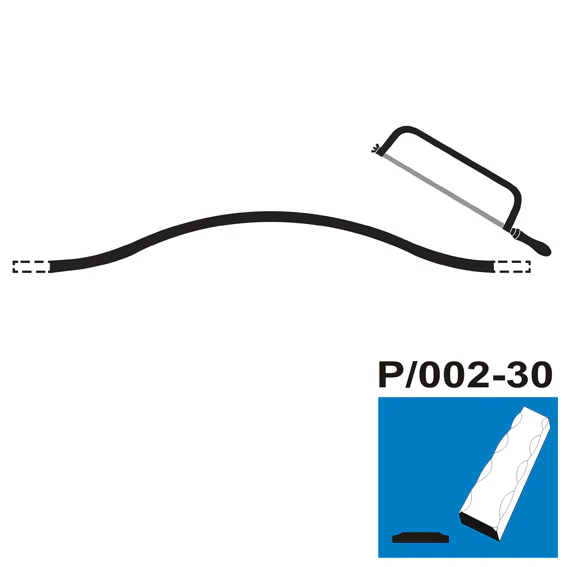 Pointed arch P/002-30x5, p200, L800-1000mm