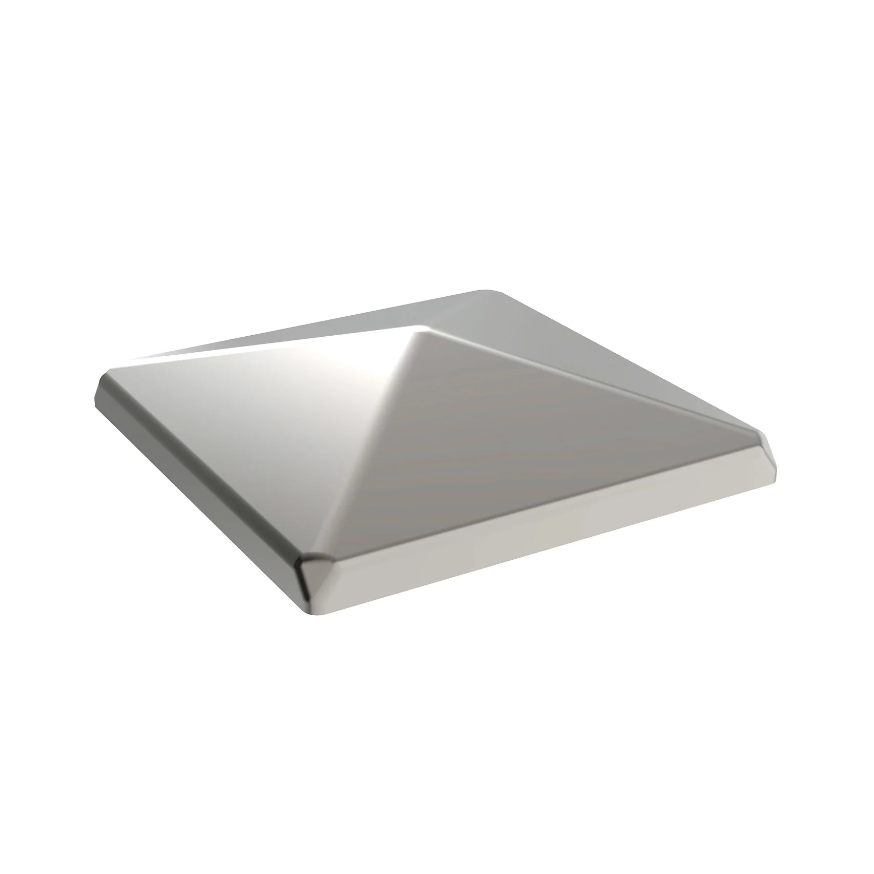 Pole cover, galvanized 40x40, h15, t1,2mm, Zn
