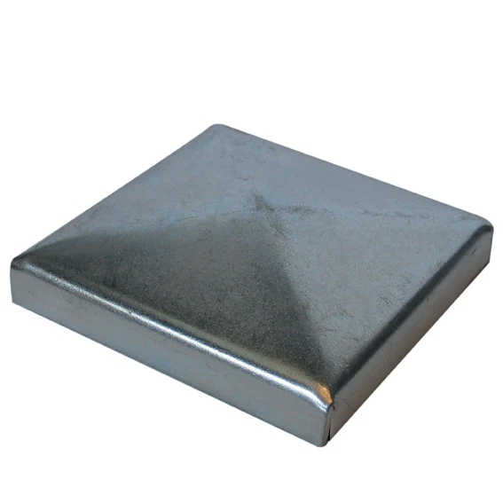 Pole cover, galvanized 50x50, h17, t1,2mm, Zn - Image 2