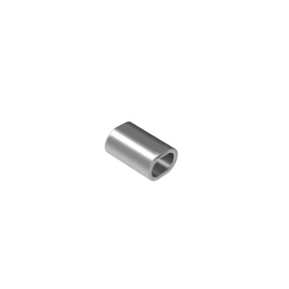 Pressing case (open) for two cables
