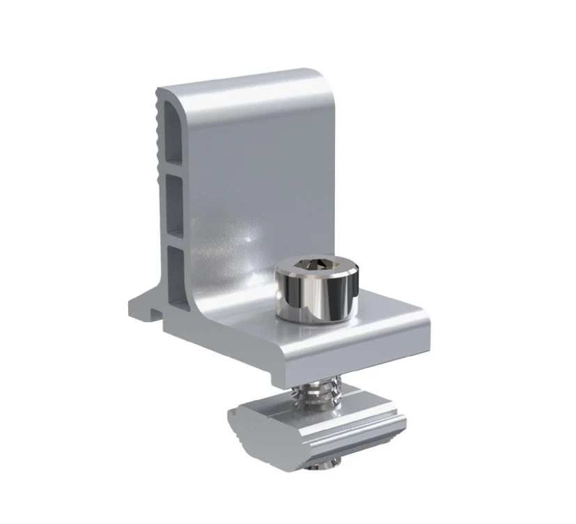 Profile fixing clamp with T-bolt