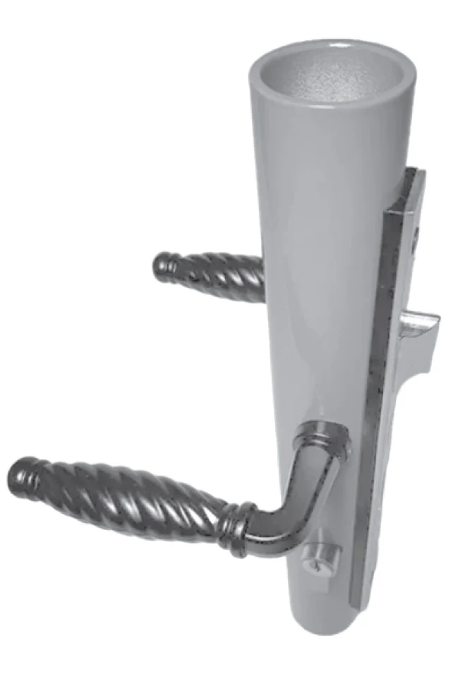 PVC adapting plate for locks and round tubes - Image 3