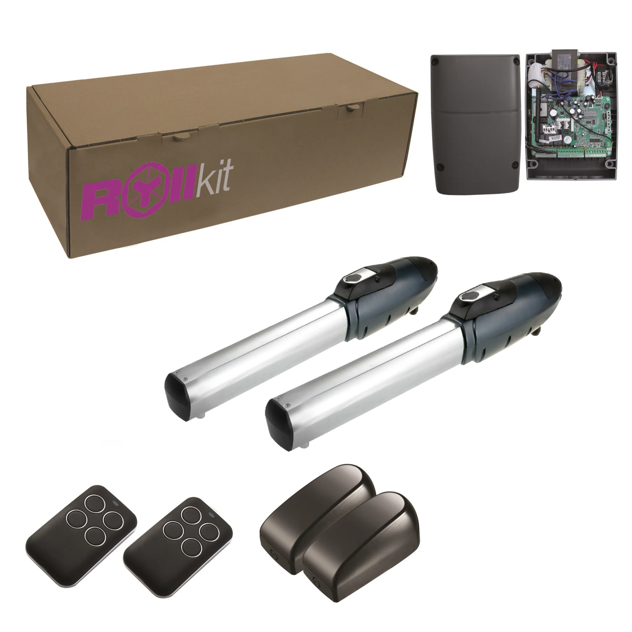ROLLKIT drive for double-leaf gate, set with photocells