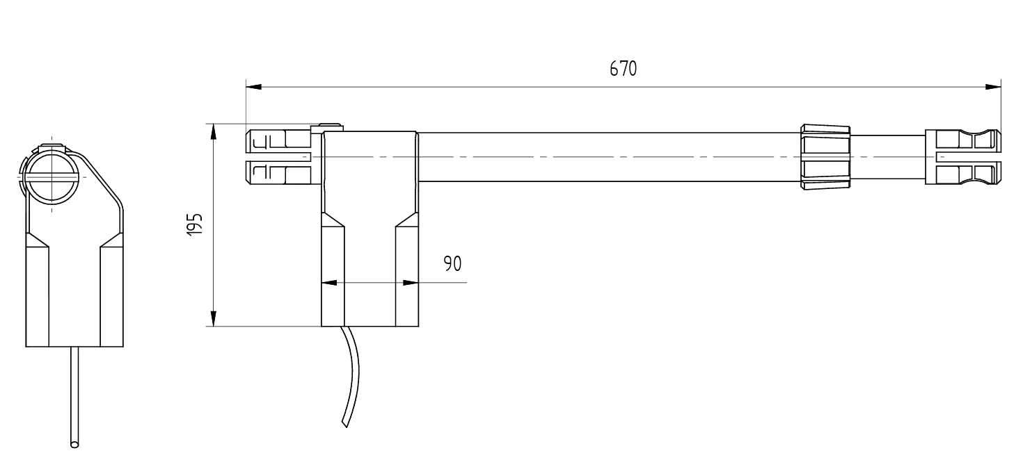 Rollkit drive for double-leaf gate, set with photocells - Image 2