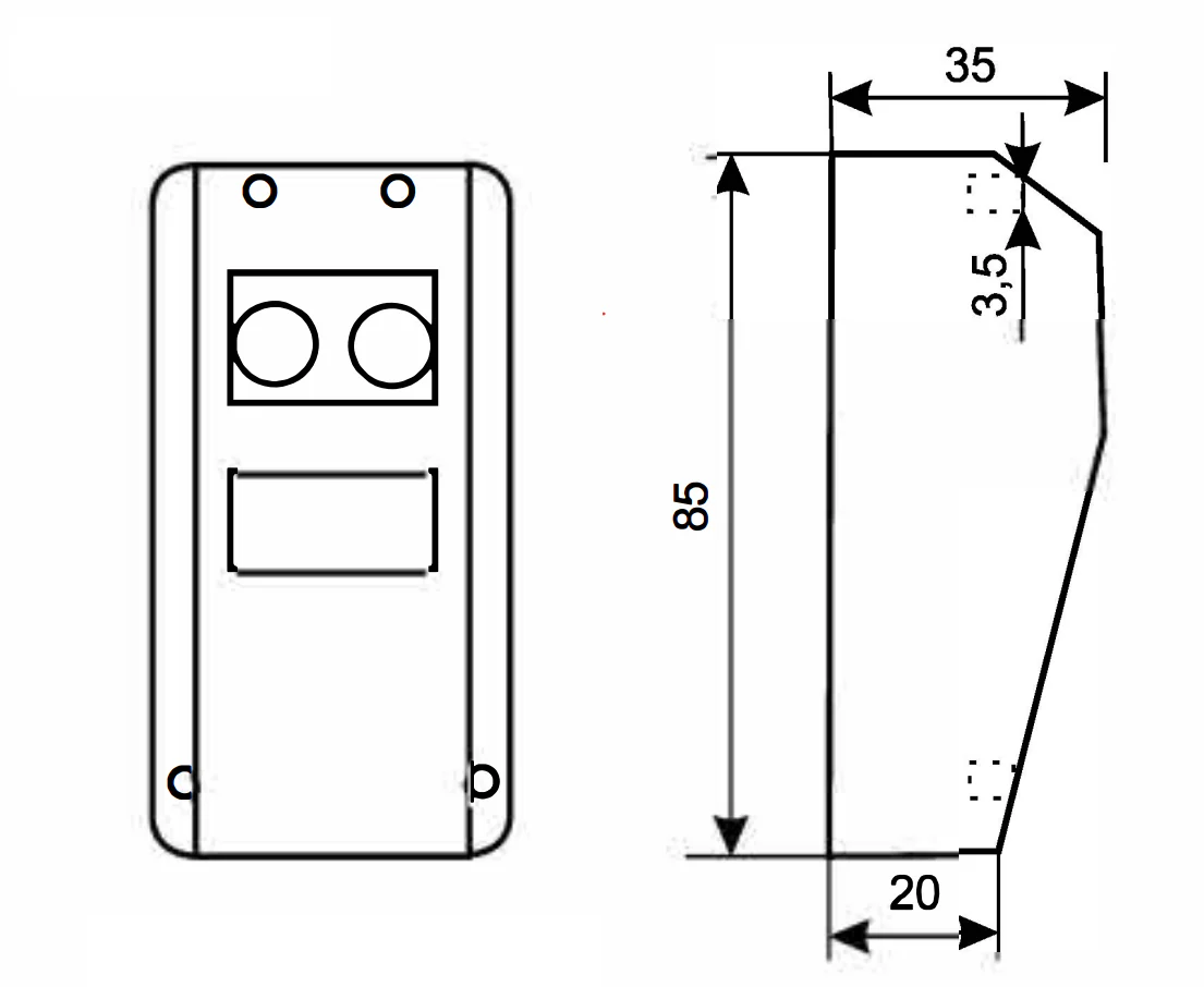 ROLLKIT wireless photocell - with reflector max15m - Image 2
