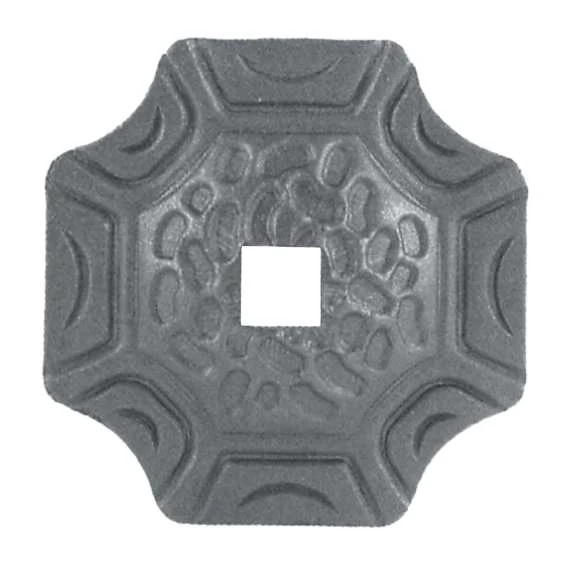Rosette 100x100, 20x20, t3,7mm