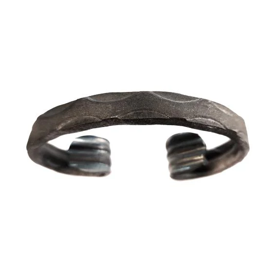 Scroll "C" h100, b65, 12x6mm, decorated - Image 2