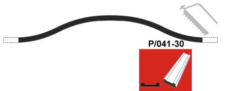 Segmented arch P/041-30x8, p200, L800-1000mm