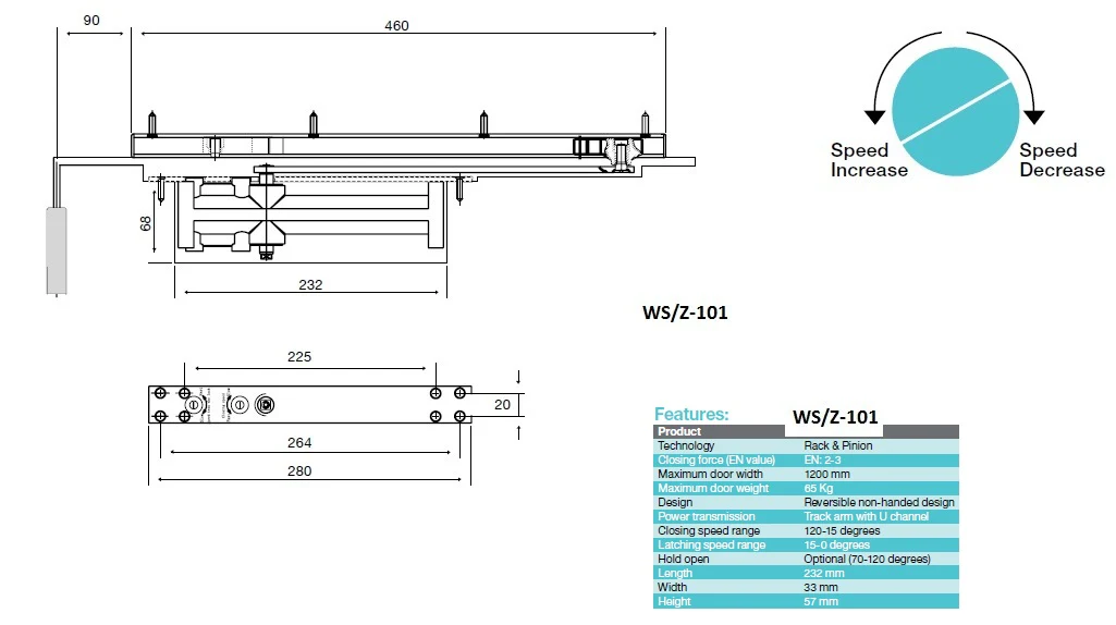 Self Closing Door with stop hydraulic - Image 2