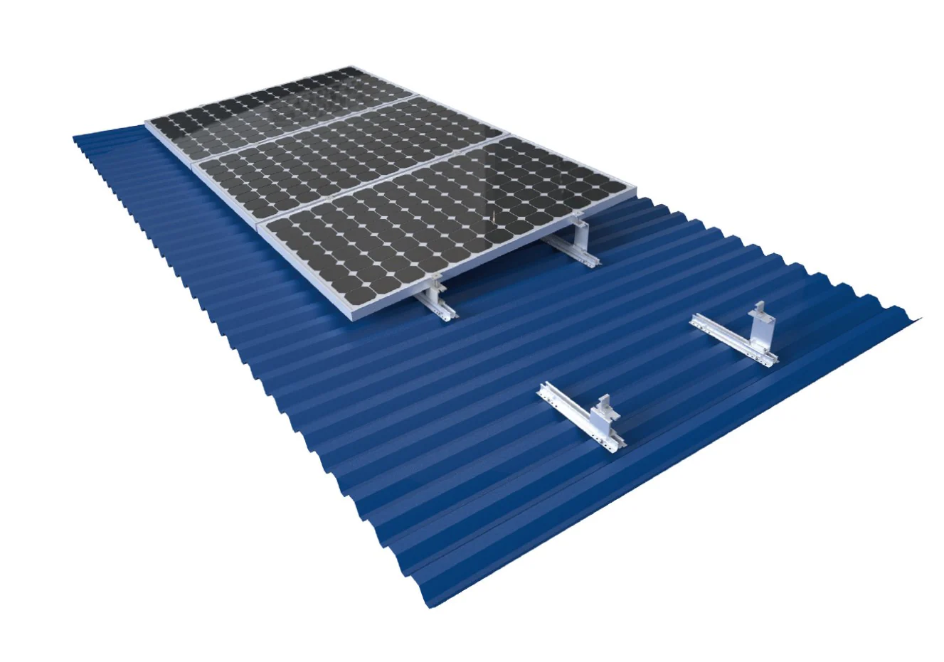 Set 1x4 - tin roof, pre-drilled profiles D10