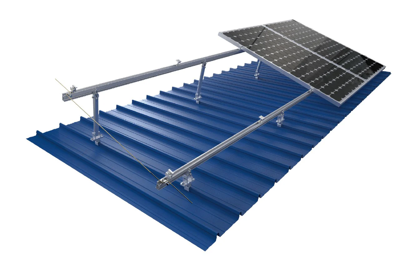 Set 1x5 - metal roof adjustable 15°-30°