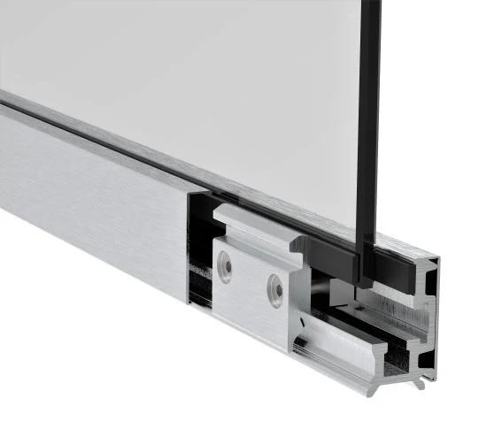 Set of the three-meter glazing profile AISI 304, K