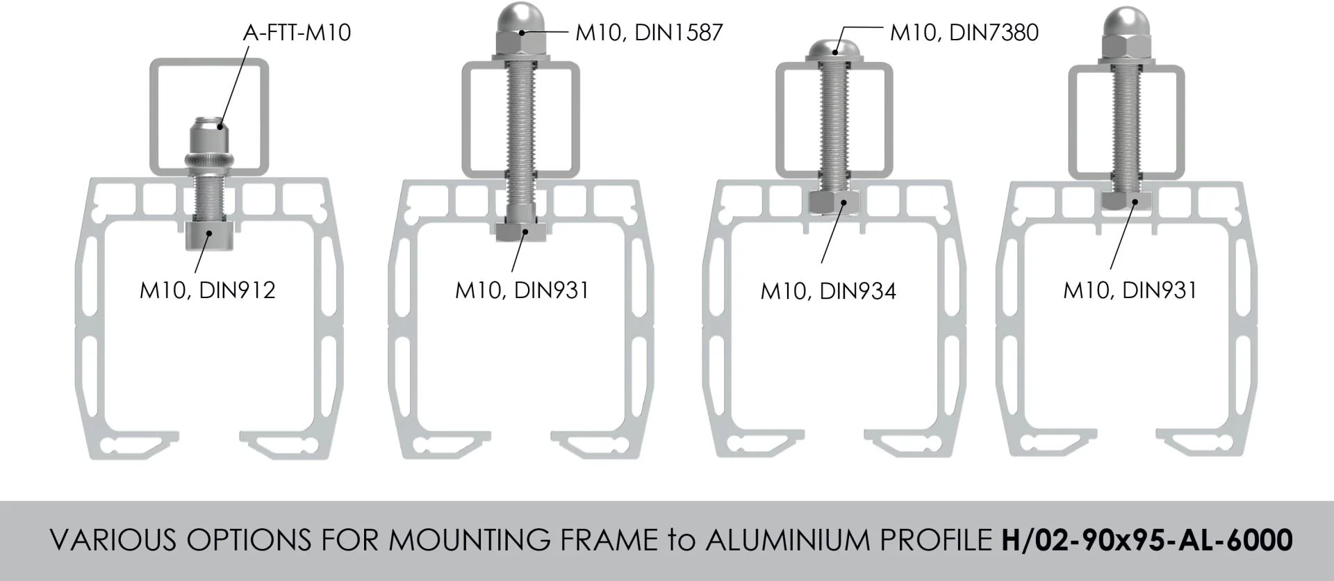 Sliding gate set -ECO, for profile AL 90x95mm - Image 3