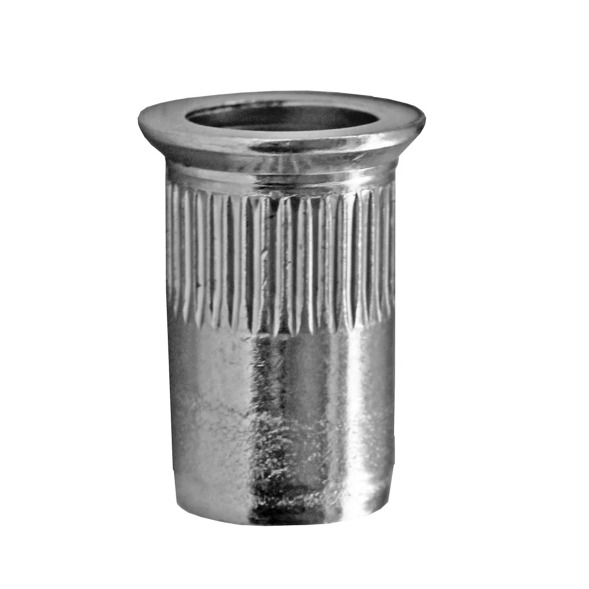Small head rivet nut, stainless steel, AISI304, M6mm