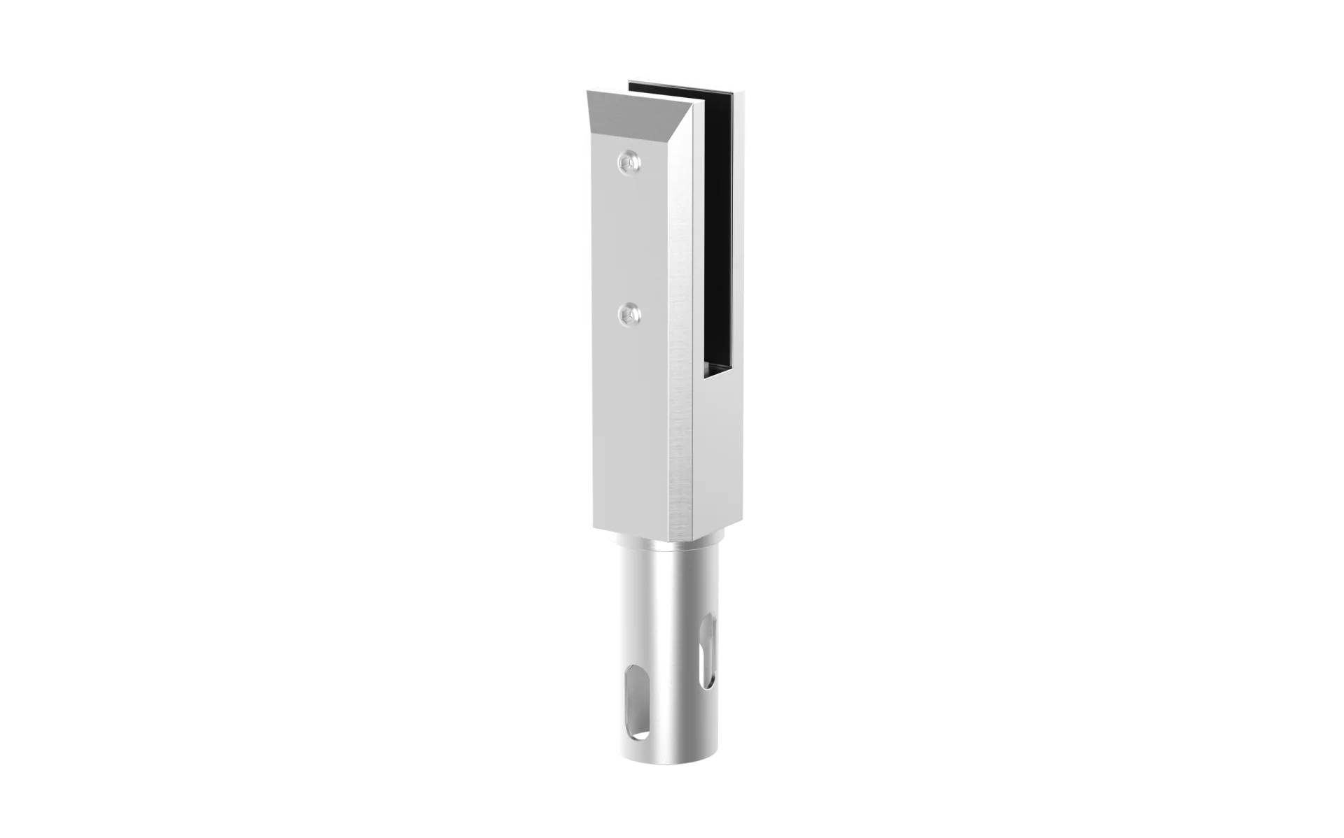 Glass spigot - anchoring by concreting