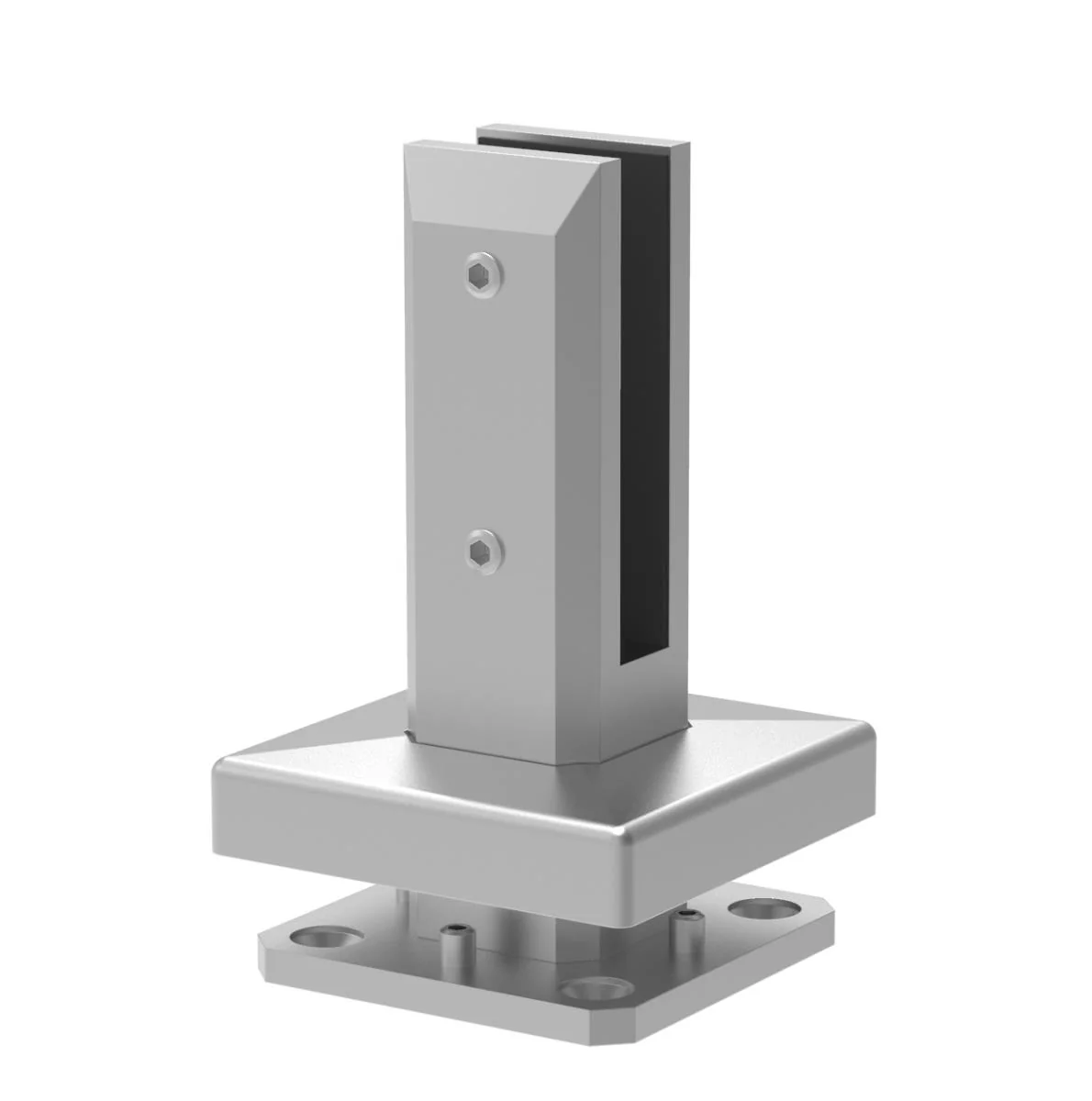 Adjustable spigot - Anchor post for glass