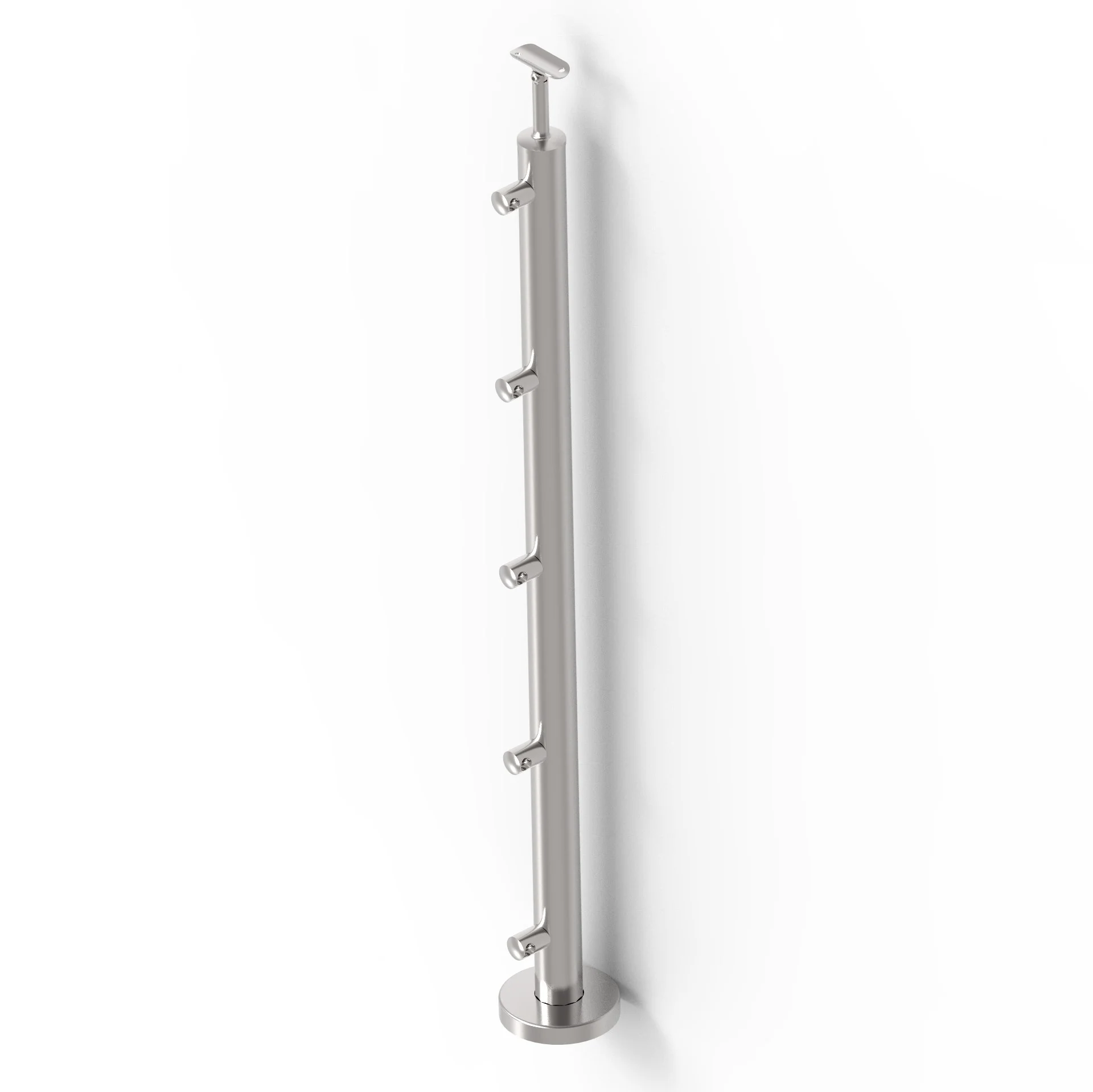 Stainless steel Baluster post AISI304, D42,4/5xd12